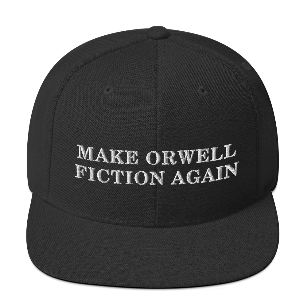 Aiw Wfdnn Make Orwell Fiction Again Beanie Hat Knit Cap Male